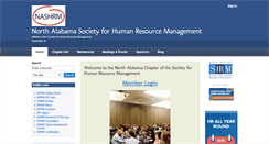 Desktop Screenshot of nashrm.org